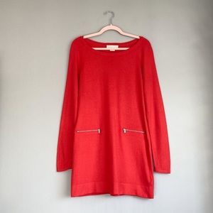 MICHAEL Michael Kors Bright Red Sweater Dress
